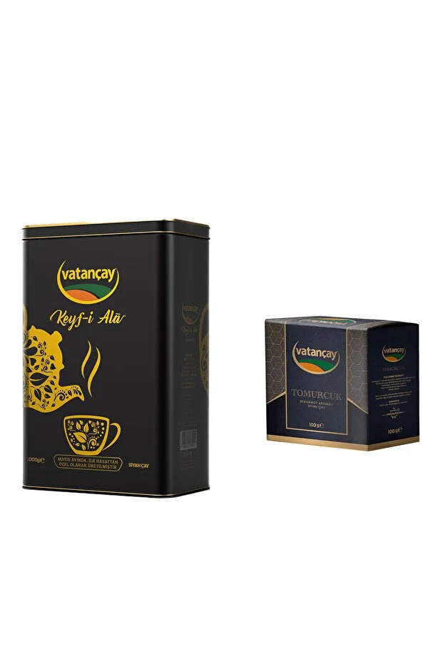Avantajlı Çay Paketi / 1 Adet Tomurcuk Siyah Çay (100GR), 1 Adet Keyf-i Ala Teneke Kutu