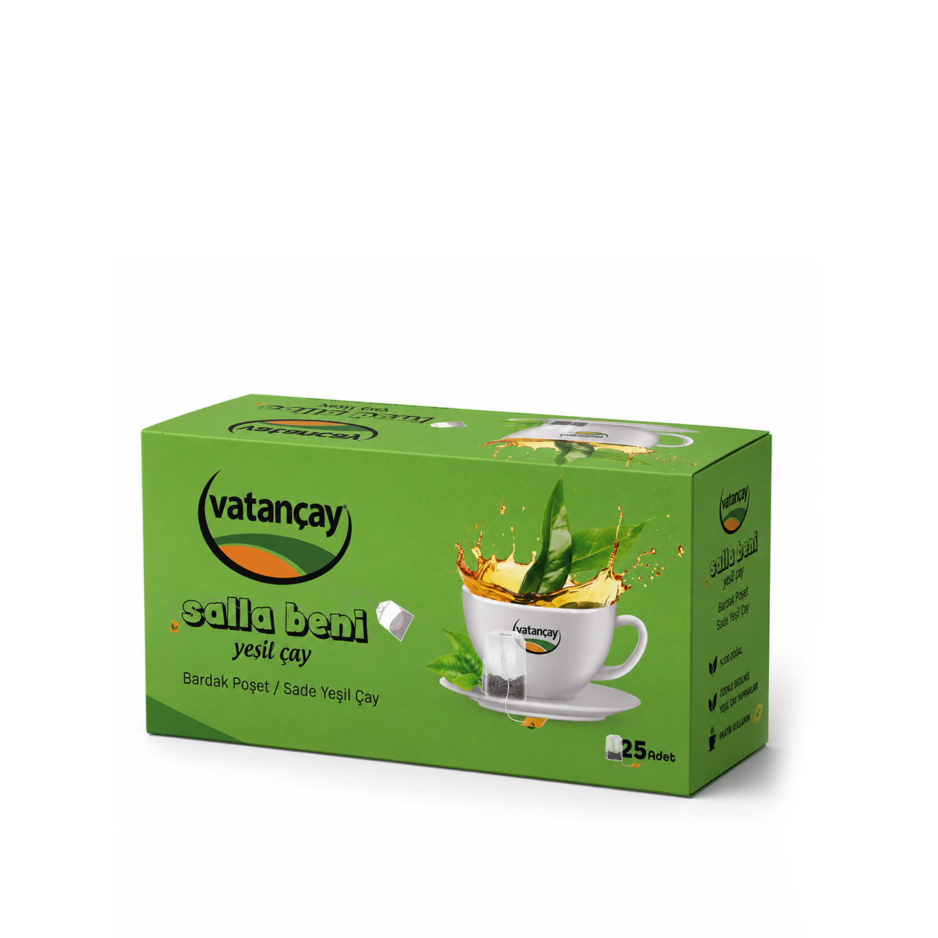 Salla Beni Yeşil Çay Bardak Poşet 25x2gr: 50 gr