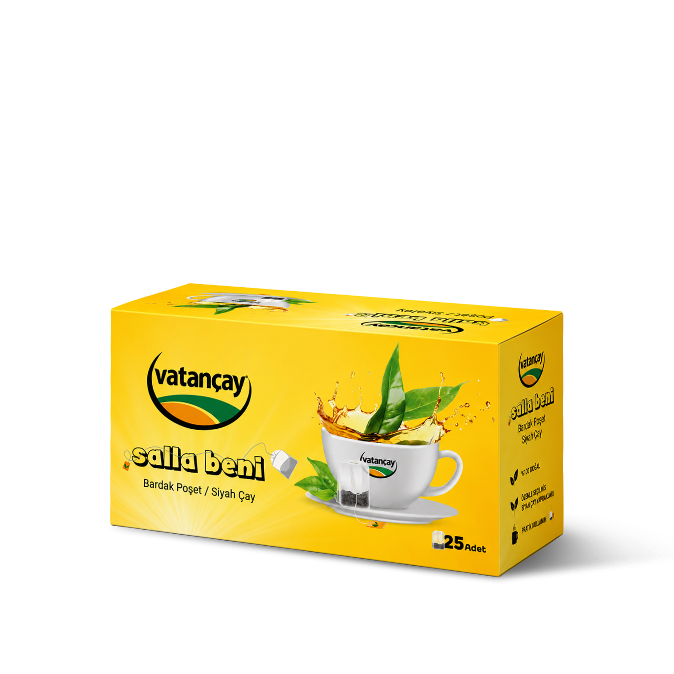 Salla Beni Siyah Çay Bardak Poşet 25x2gr: 50 gr