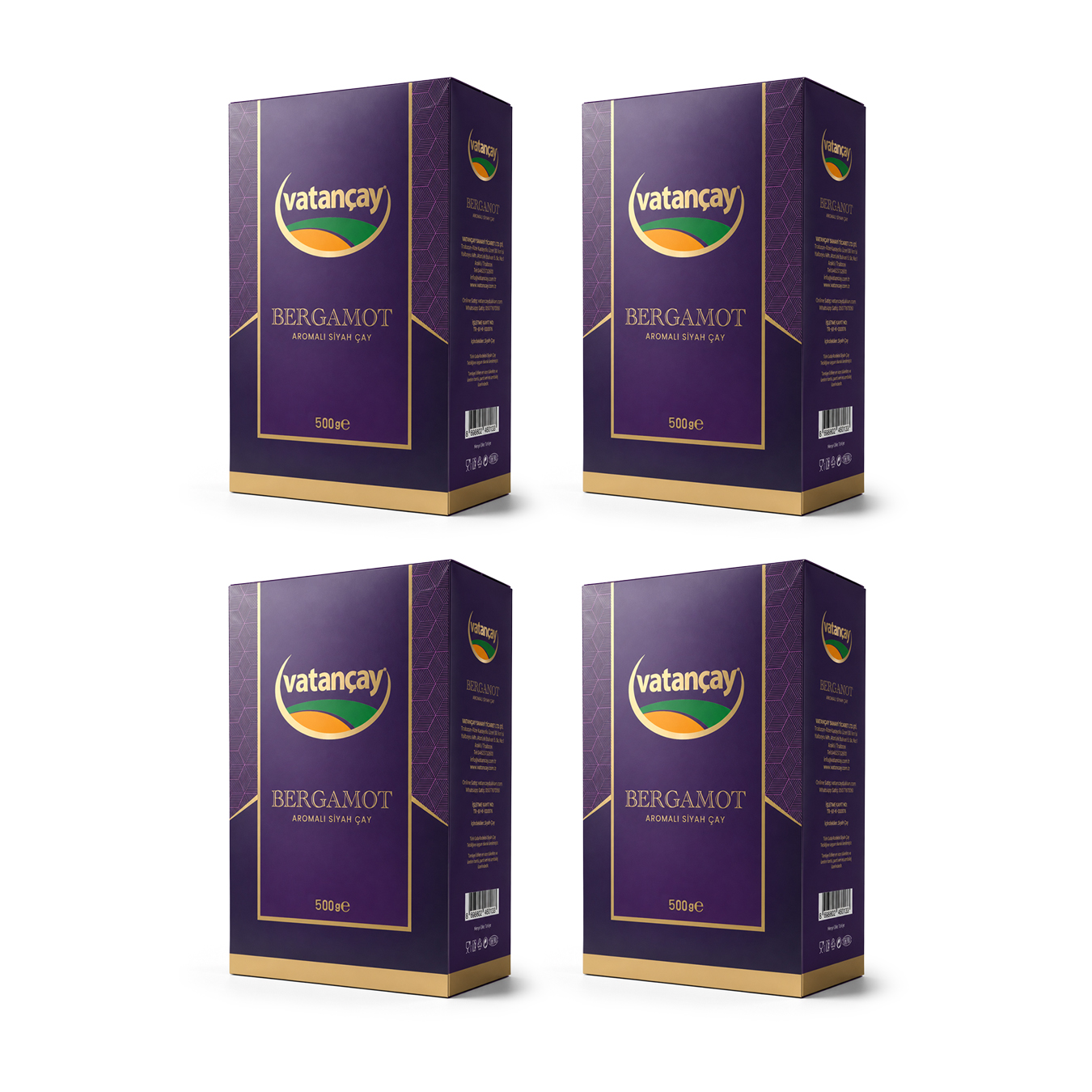 Bergamot Aromalı 500 Gr 4 Adet Avantaj Paket